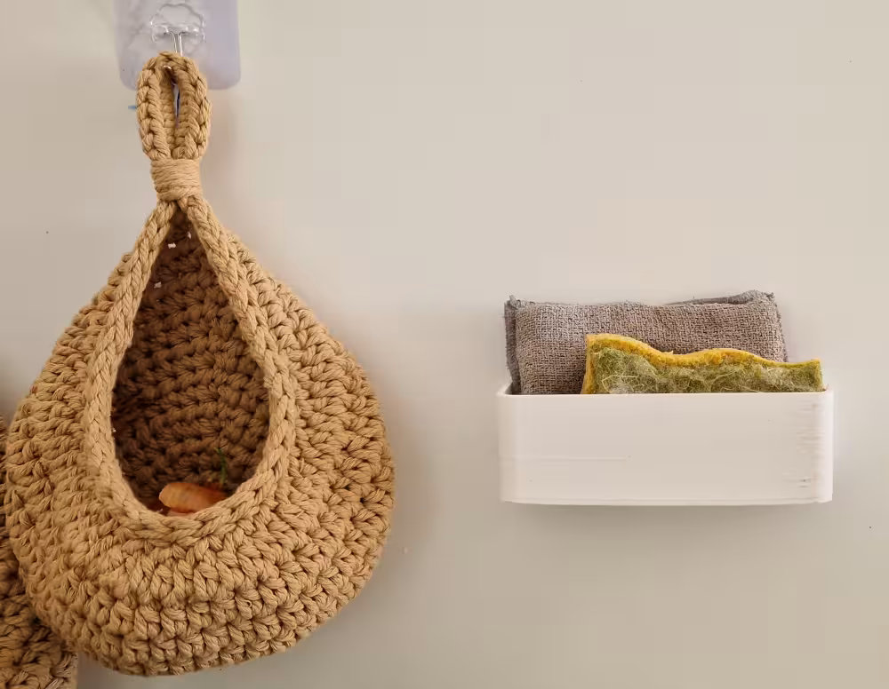 Preview - Wall-mounted sponge holder with drainage system