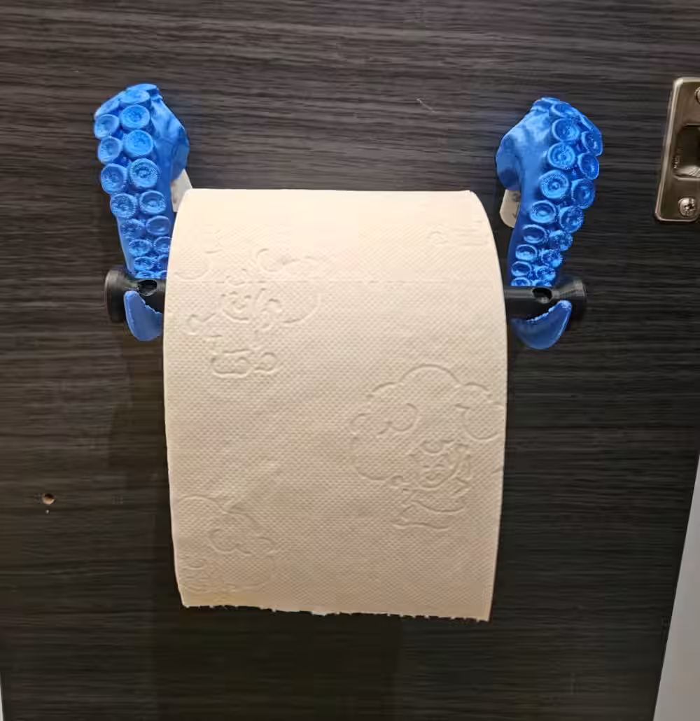 Aperçu - Porte papier toilette tentacules